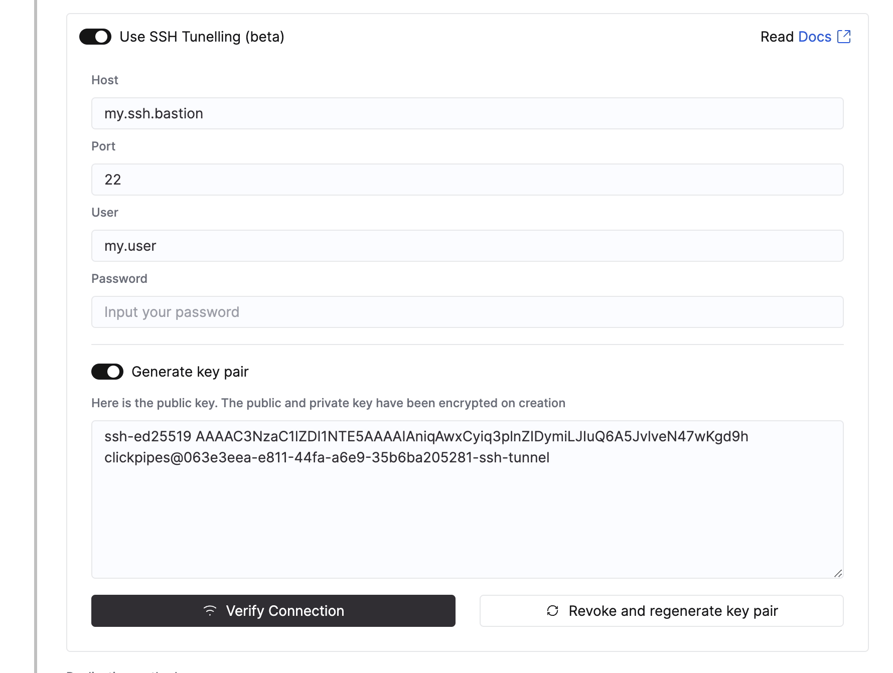 SSH tunneling